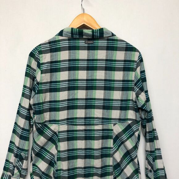 Columbia Women Long Sleeve Button Up Shirt Blouse Top Size Large Plaid M135 -1 - Picture 12 of 13